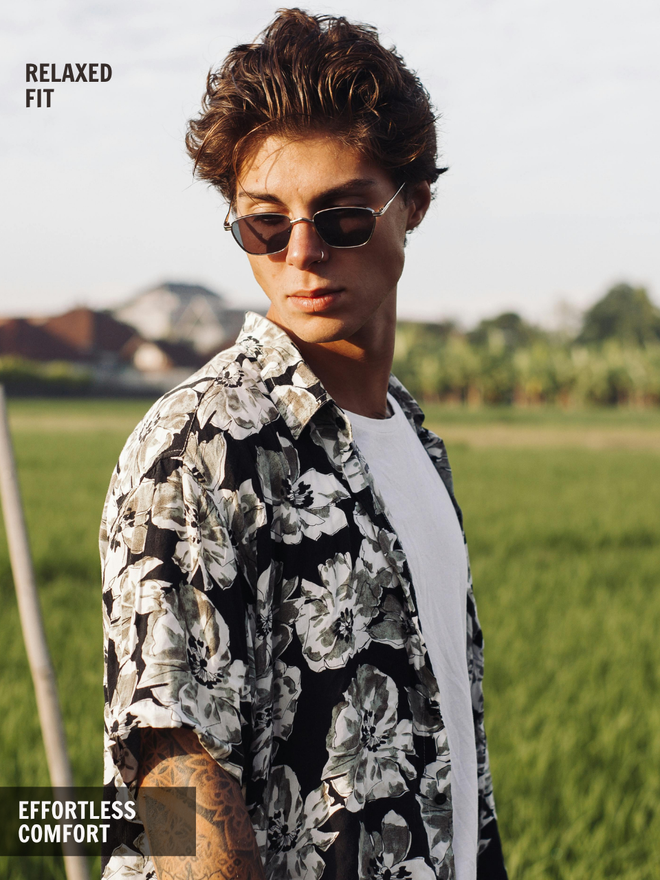 Sage Bloom Vacation Shirt