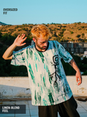 Vortex Abstract Oversized Tee