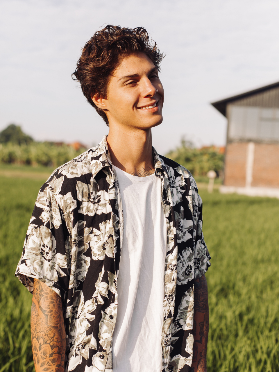 Sage Bloom Vacation Shirt - Image 4