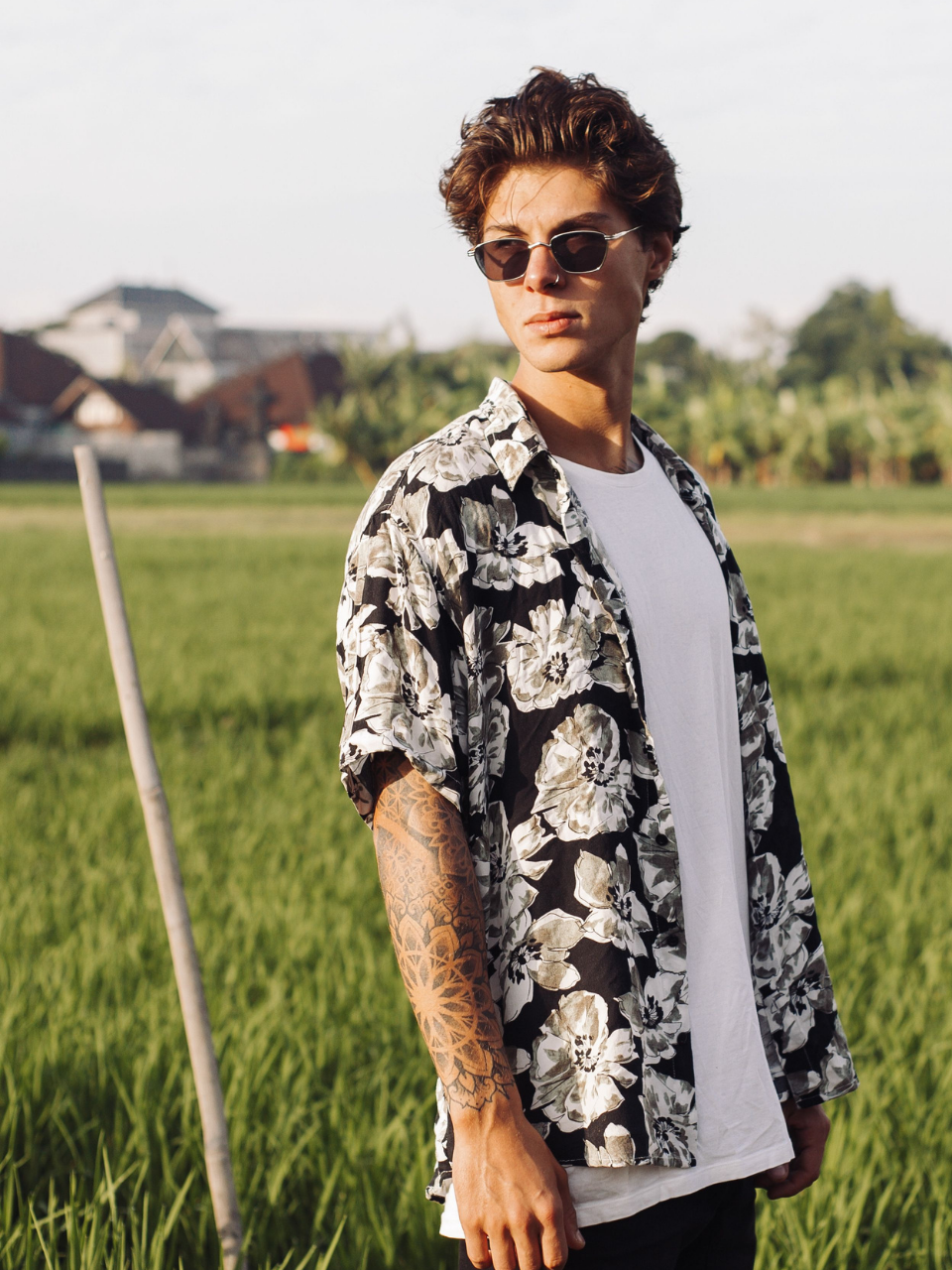 Sage Bloom Vacation Shirt - Image 5