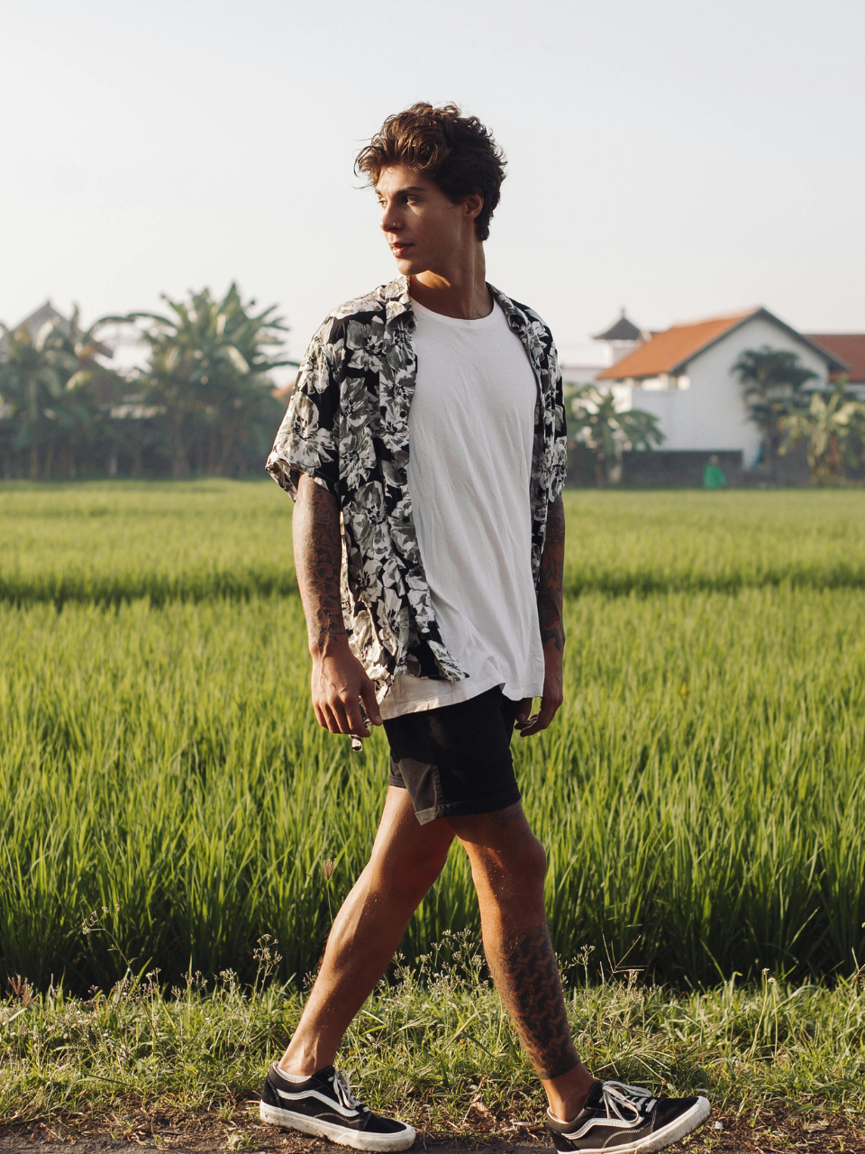 Sage Bloom Vacation Shirt - Image 2