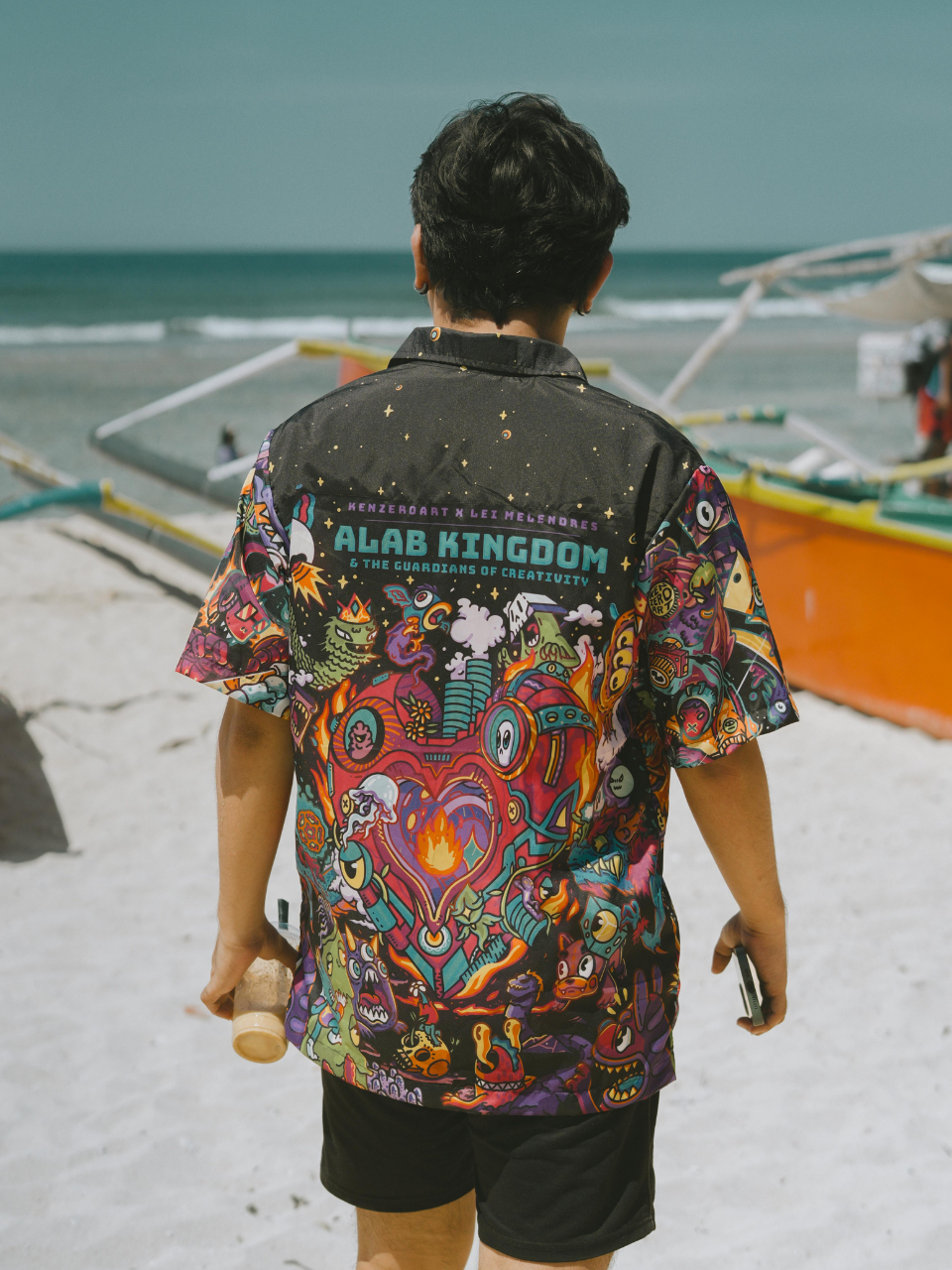 Neon Psyche Resort Shirt - Image 6