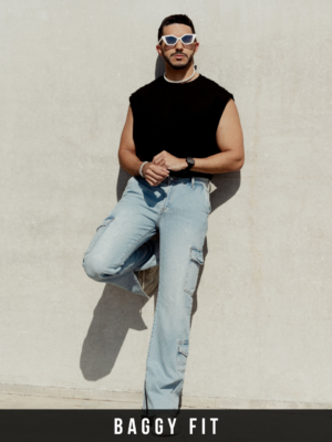 Glacier Slouch Baggy Jeans