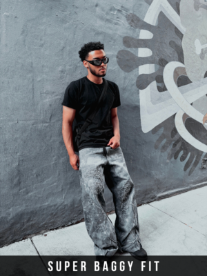 Zenith Pale Baggy Jeans