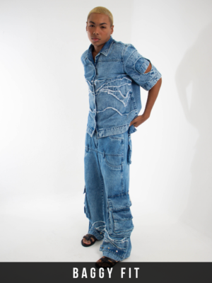 Aero Indigo Baggy Jeans