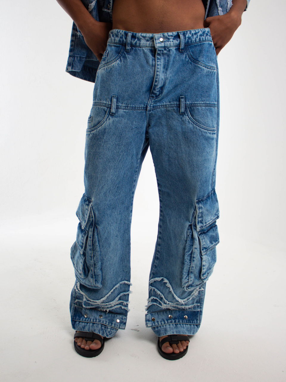 Aero Indigo Baggy Jeans - Image 2